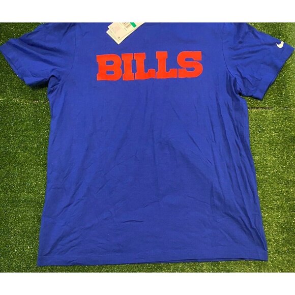 Nike Buffalo Bills shirt mens extra large blue spell out josh allen red NFL X - Picture 5 of 11
